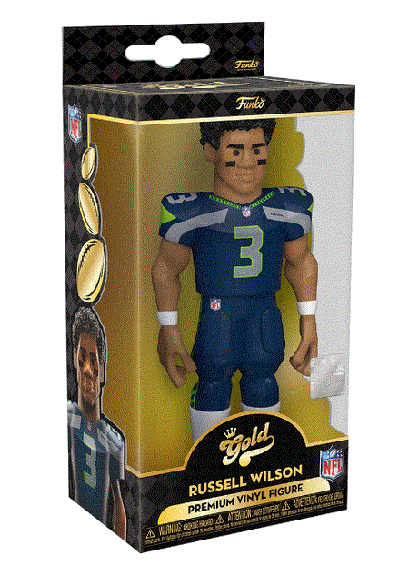 Funko NFL: Seattle Seahawks - Russell Wilson 5" Vinyl Gold Figure (With Chase)