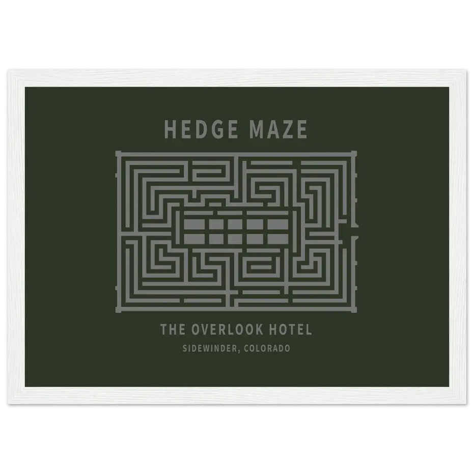 Hedge Maze, the Overlook Hotel the Shining Movie Poster