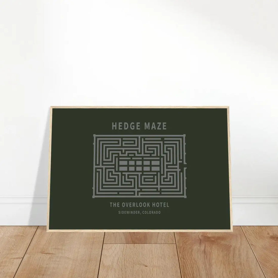 Hedge Maze, the Overlook Hotel the Shining Movie Poster
