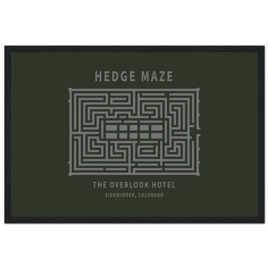 Hedge Maze, the Overlook Hotel the Shining Movie Poster