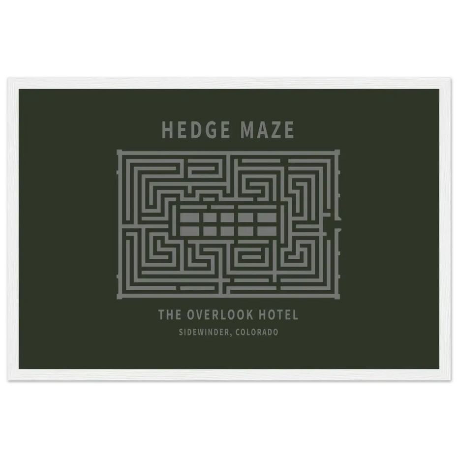 Hedge Maze, the Overlook Hotel the Shining Movie Poster