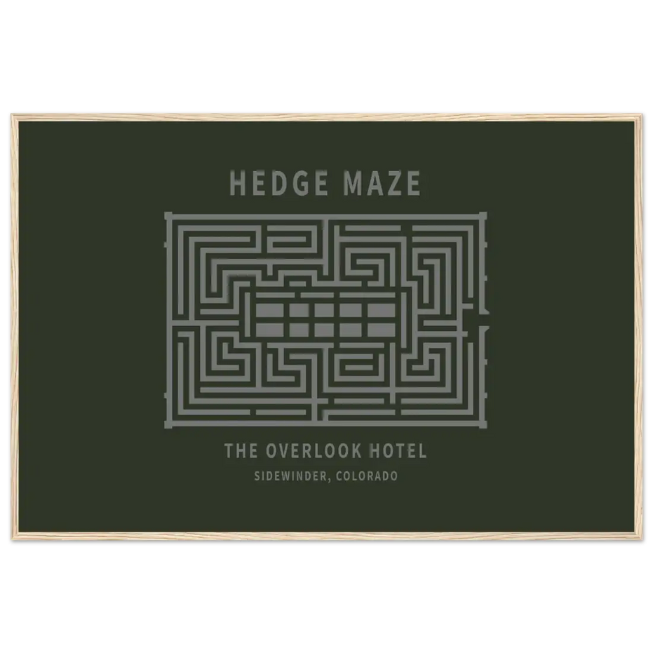 Hedge Maze, the Overlook Hotel the Shining Movie Poster