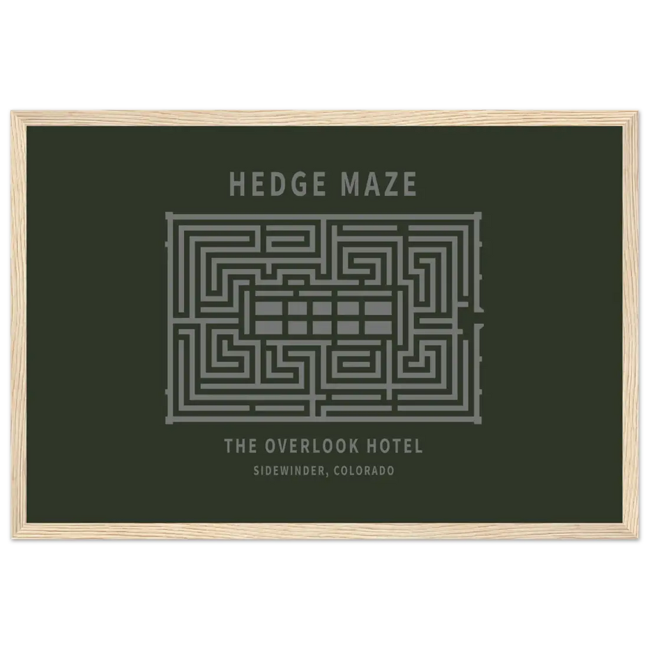 Hedge Maze, the Overlook Hotel the Shining Movie Poster
