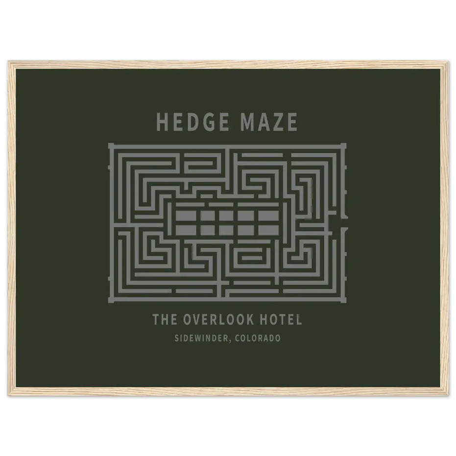 Hedge Maze, the Overlook Hotel the Shining Movie Poster