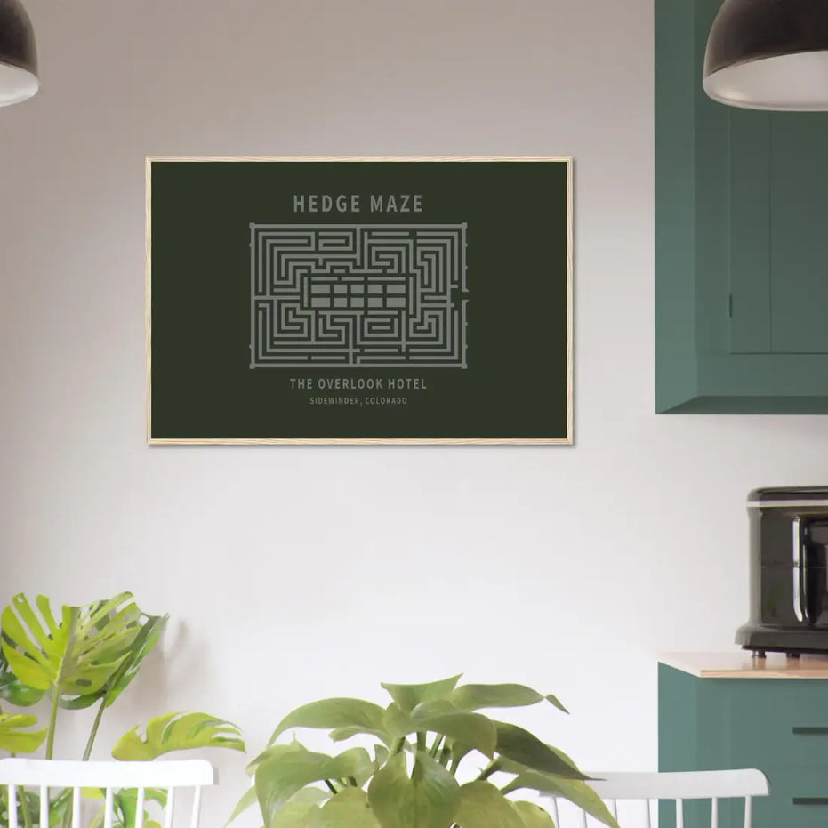 Hedge Maze, the Overlook Hotel the Shining Movie Poster
