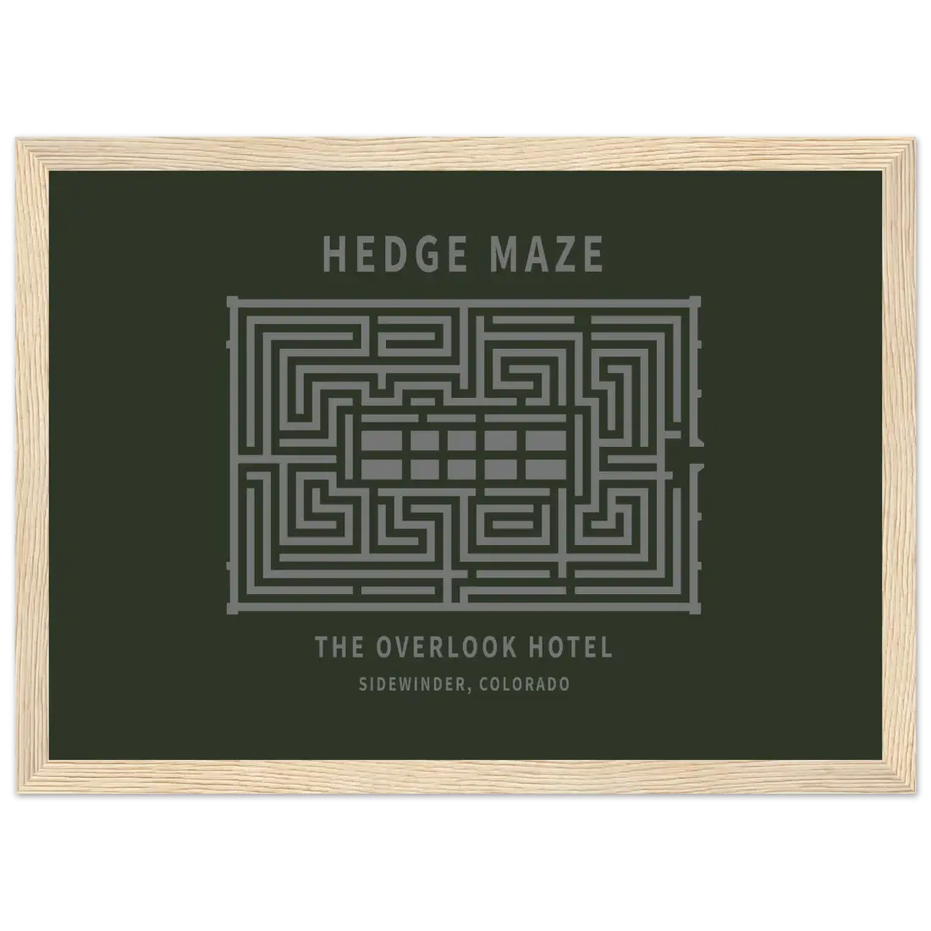 Hedge Maze, the Overlook Hotel the Shining Movie Poster