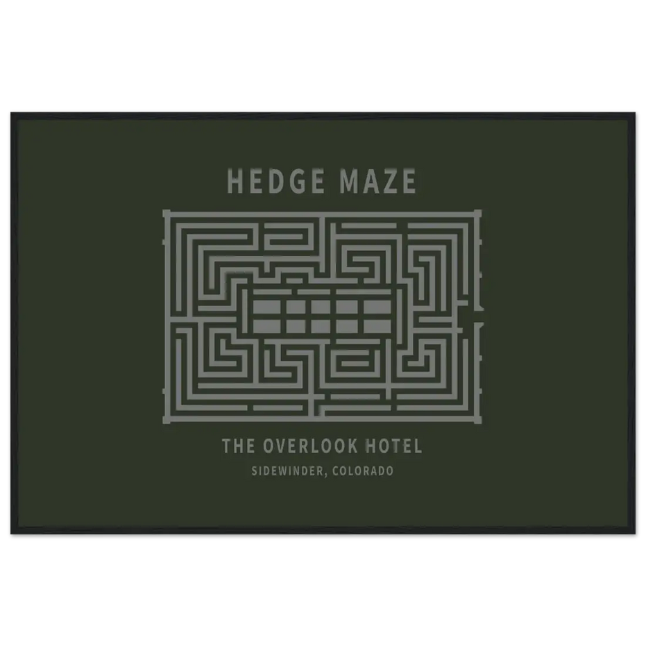 Hedge Maze, the Overlook Hotel the Shining Movie Poster