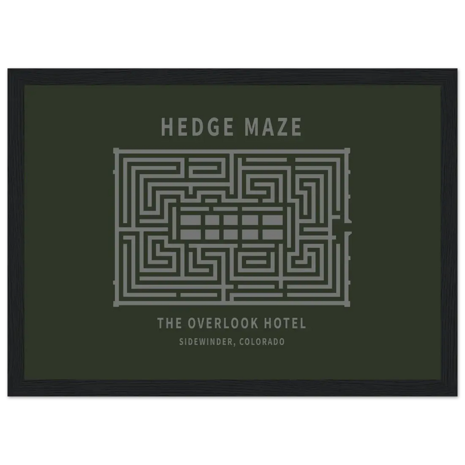 Hedge Maze, the Overlook Hotel the Shining Movie Poster