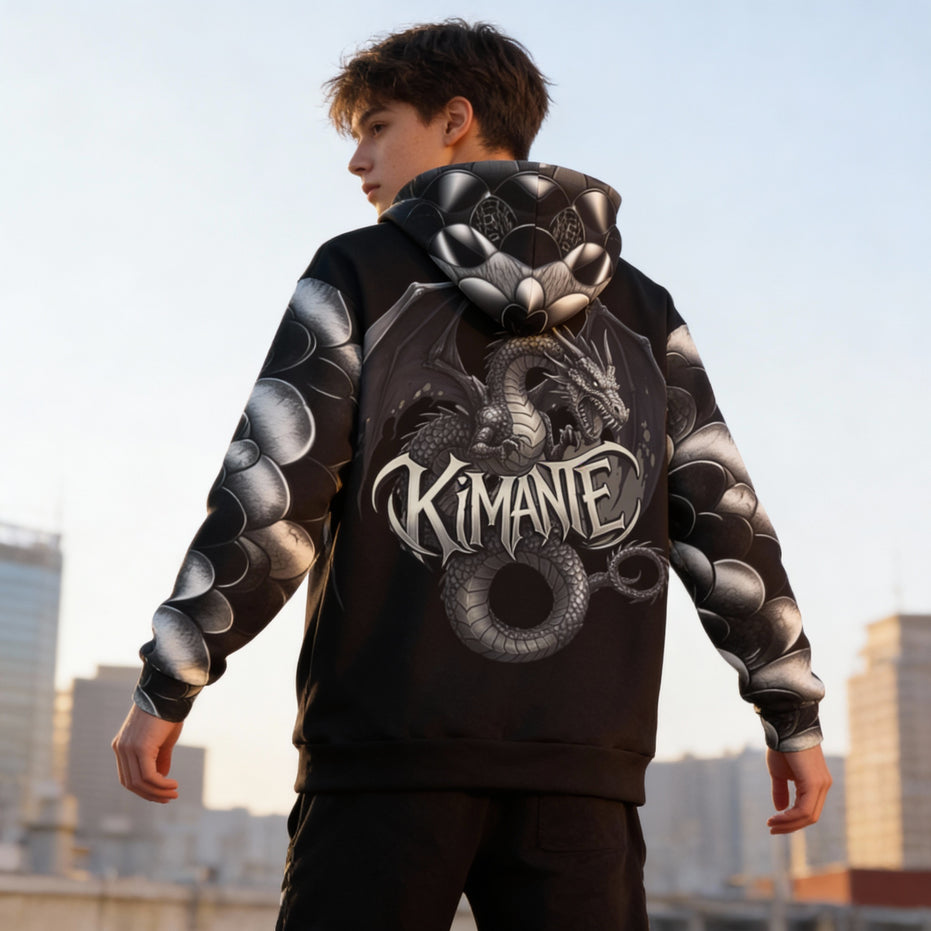 Kimante Dragon Skin Unisex Hoodie