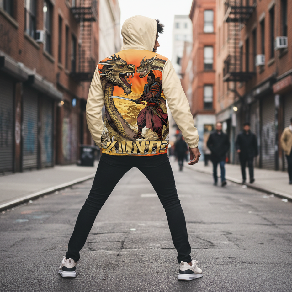The Kimante Samurai Colorized Windbreaker Jacket