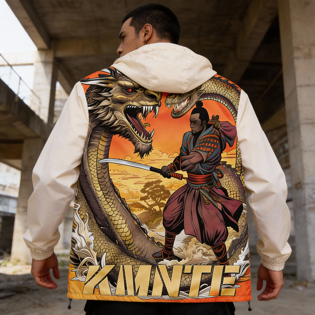 The Kimante Samurai Colorized Windbreaker Jacket