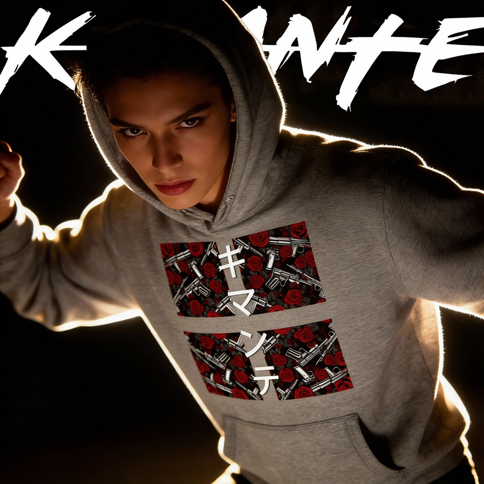 Kimante Gun's and Roses Unisex Hoodie