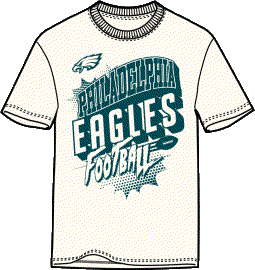 Philadelphia Eagles - NFL Action Comics Short Sleeve Youth T-Shirt