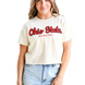 Ohio State Buckeyes - Manhattan Stitch Heavyweight Crop Tee T-Shirt