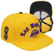 Los Angeles Lakers - NBA Old English Yellow Snapback Hat