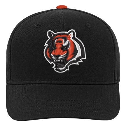 Cincinnati Bengals - NFL Black Pre Curve Snap Hat