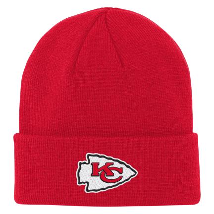 Kansas City Chiefs - NFL Youth Cuffed Knit Beanie With Pom