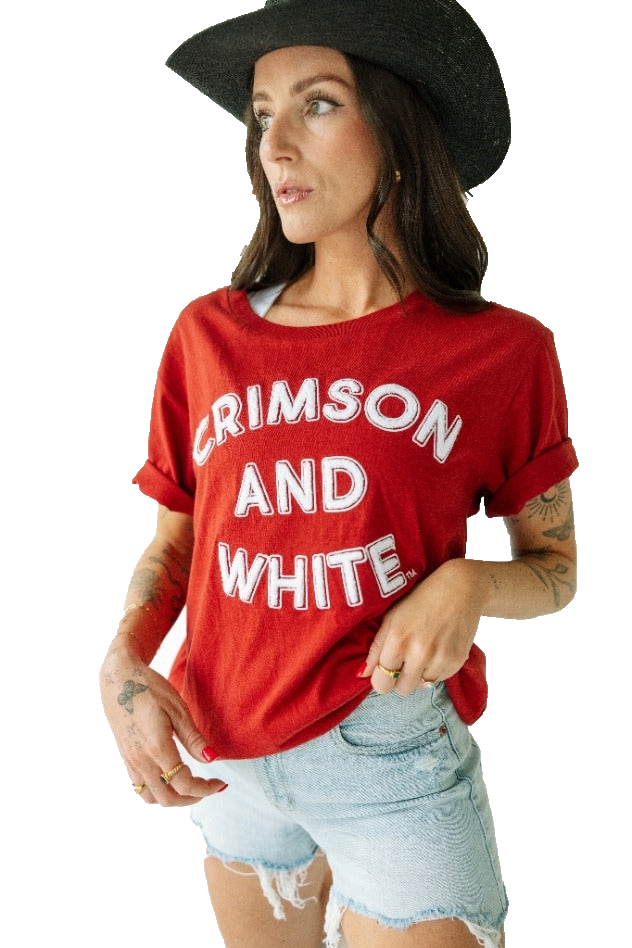 Alabama Crimson Tide - Perkins Chenille Comfort Tee T-Shirt