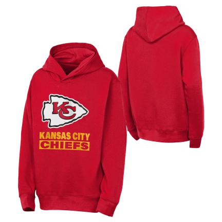 Kansas City Chiefs - NFL Back to Basics Red Youth Hoodie