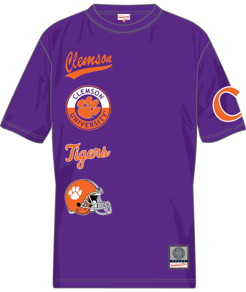 Clemson Tigers - NCAA Red Double Clutch Premium T-Shirt