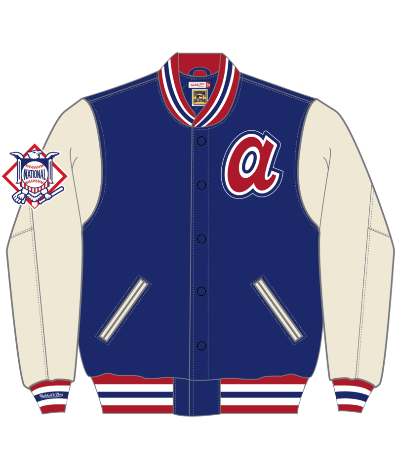 Atlanta Braves - MLB Off Day Royal Varsity Jacket