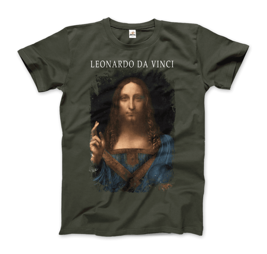 Leonardo Da Vinci, Salvator Mundi, 1499~1510 Artwork T-Shirt