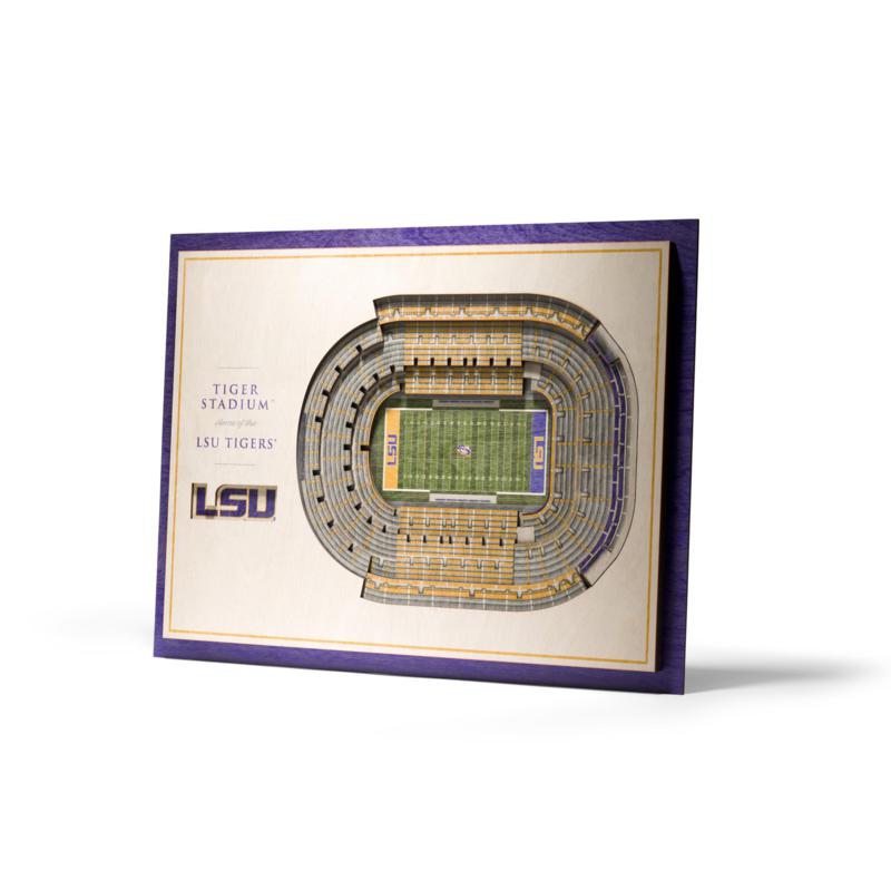 LSU Tigers - Stadium 3D Wall Art