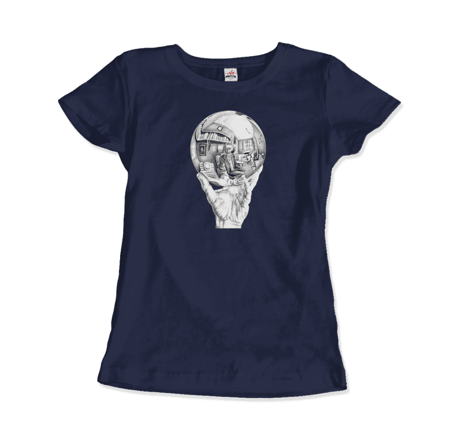 M.C. Escher Hand With Reflective Globe T-Shirt