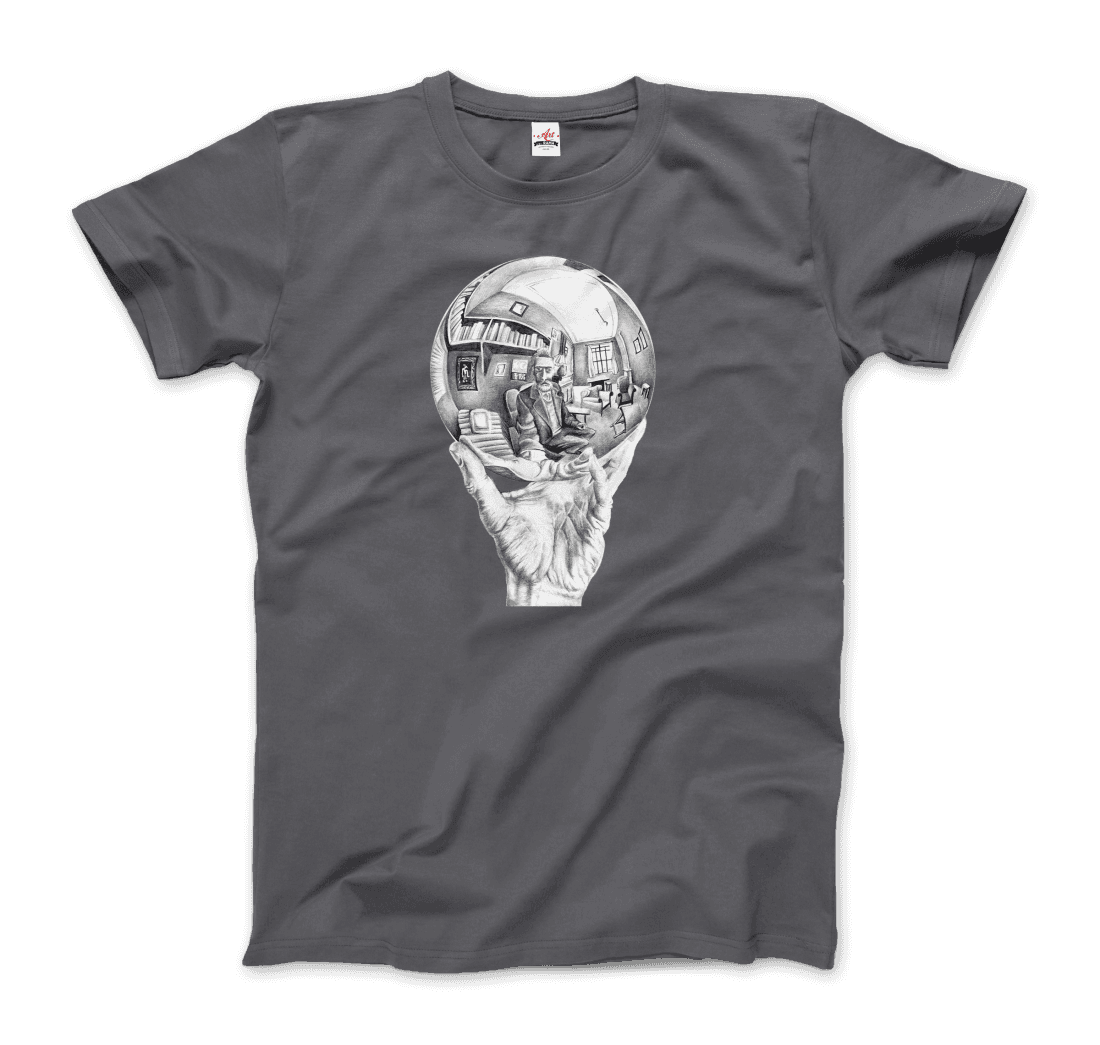 M.C. Escher Hand With Reflective Globe T-Shirt