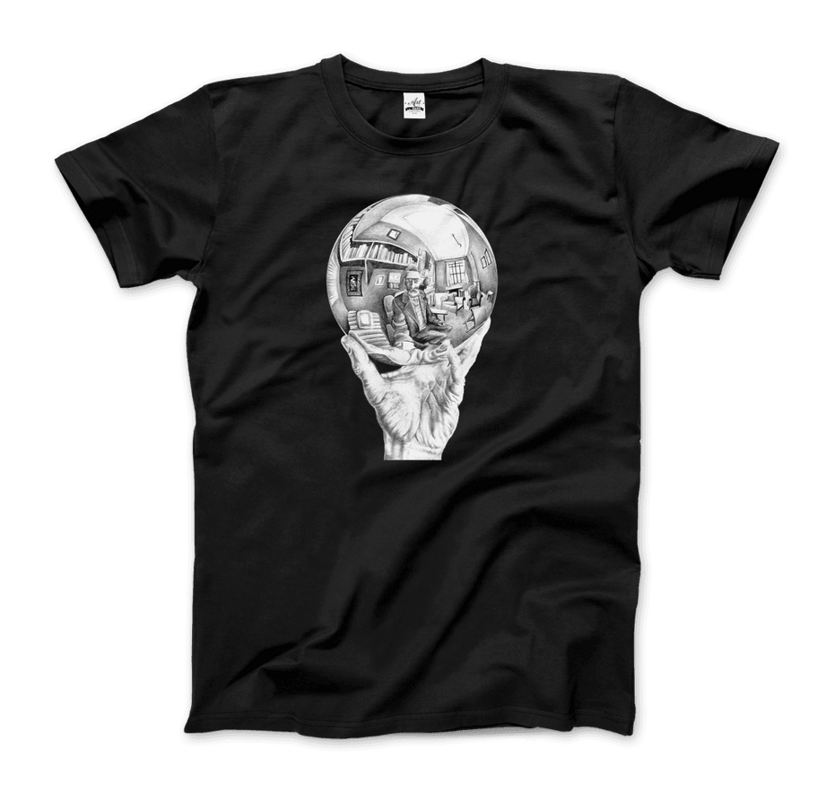 M.C. Escher Hand With Reflective Globe T-Shirt