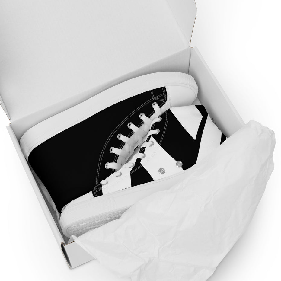 *BUNDLE* Kimante KK Men's High Top Shoes X Anonymous Jack White Kimante Unisex organic cotton t-shirt BUNDLE