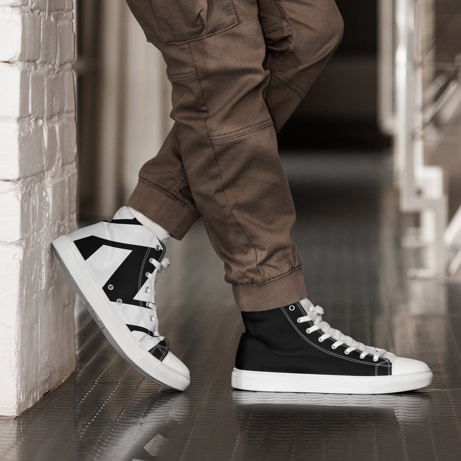 *BUNDLE* Kimante KK Men's High Top Shoes X Anonymous Jack White Kimante Unisex organic cotton t-shirt BUNDLE