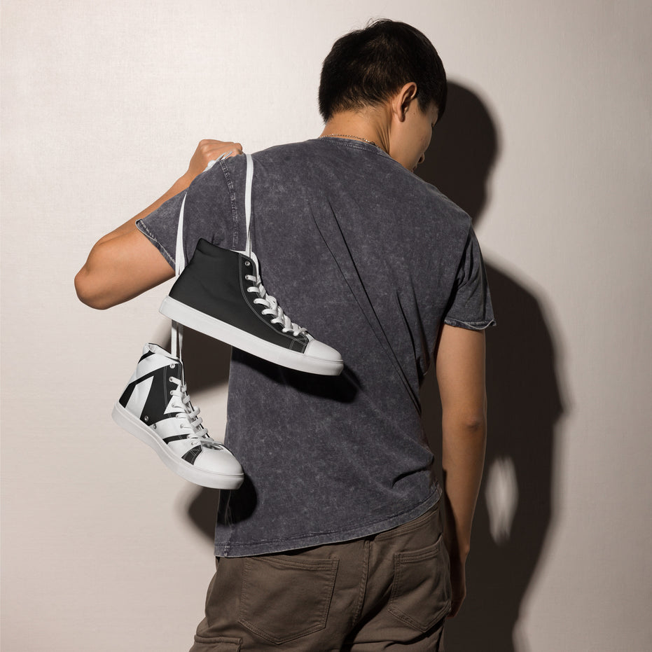 *BUNDLE* Kimante KK Men's High Top Shoes X Anonymous Jack White Kimante Unisex organic cotton t-shirt BUNDLE