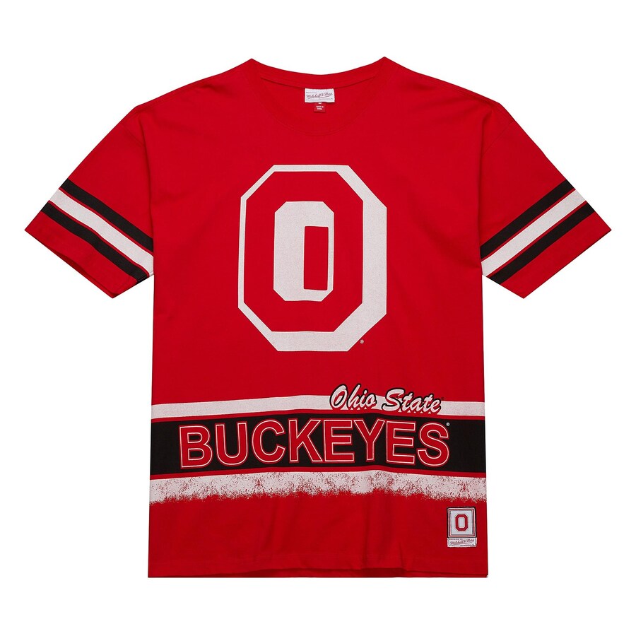 Ohio State Buckeyes - NCAA Scarlet Oversized SS Tee T-Shirt