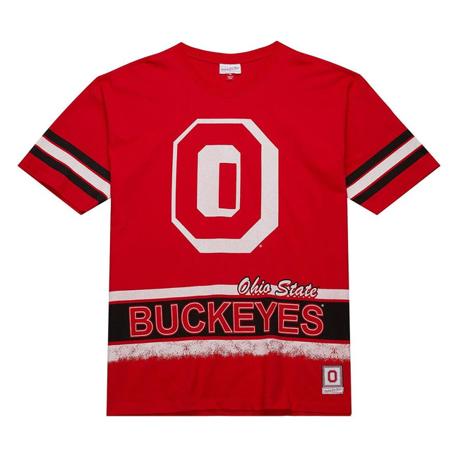 Ohio State Buckeyes - NCAA Scarlet Oversized SS Tee T-Shirt