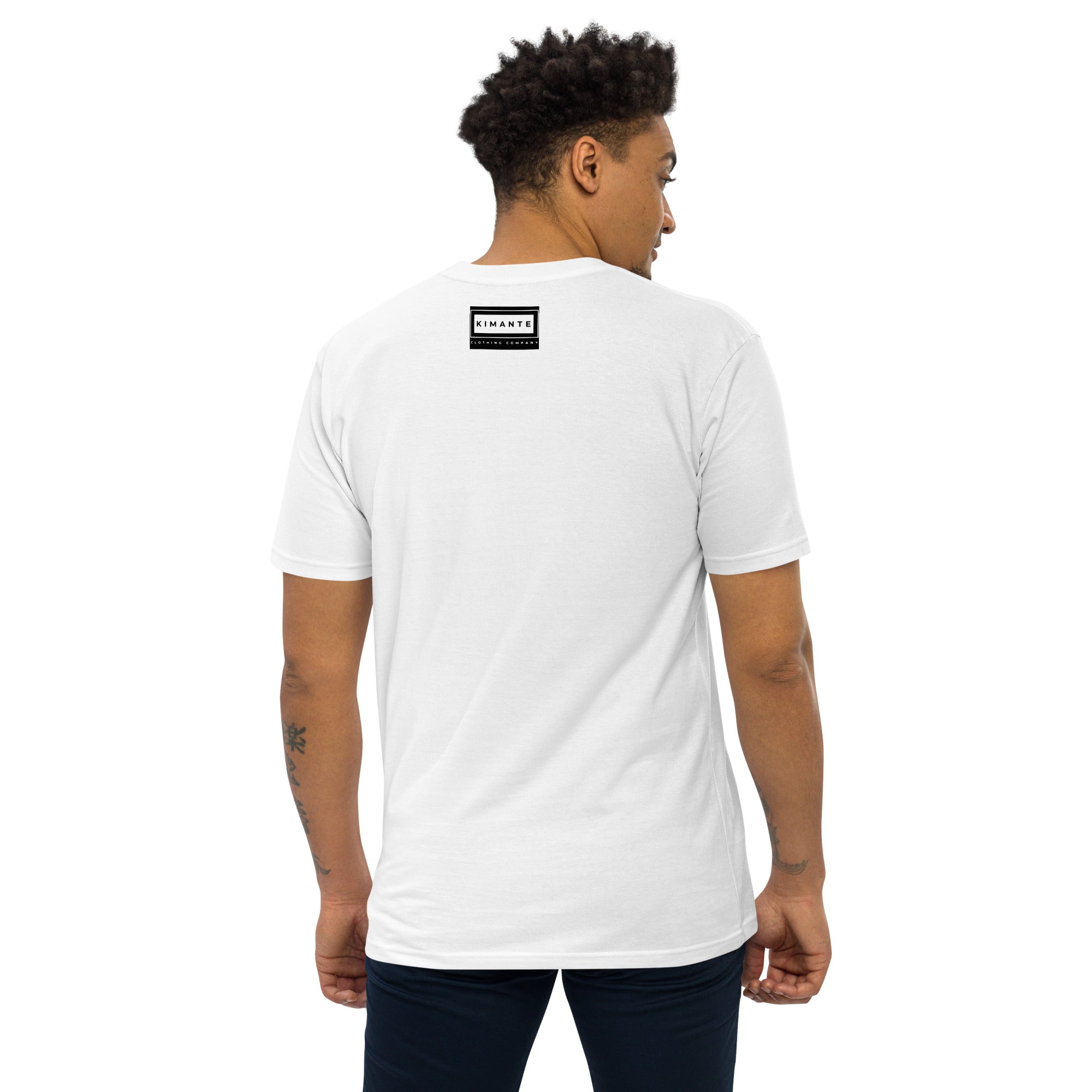 .....ish Kimante White Men’s premium heavyweight tee