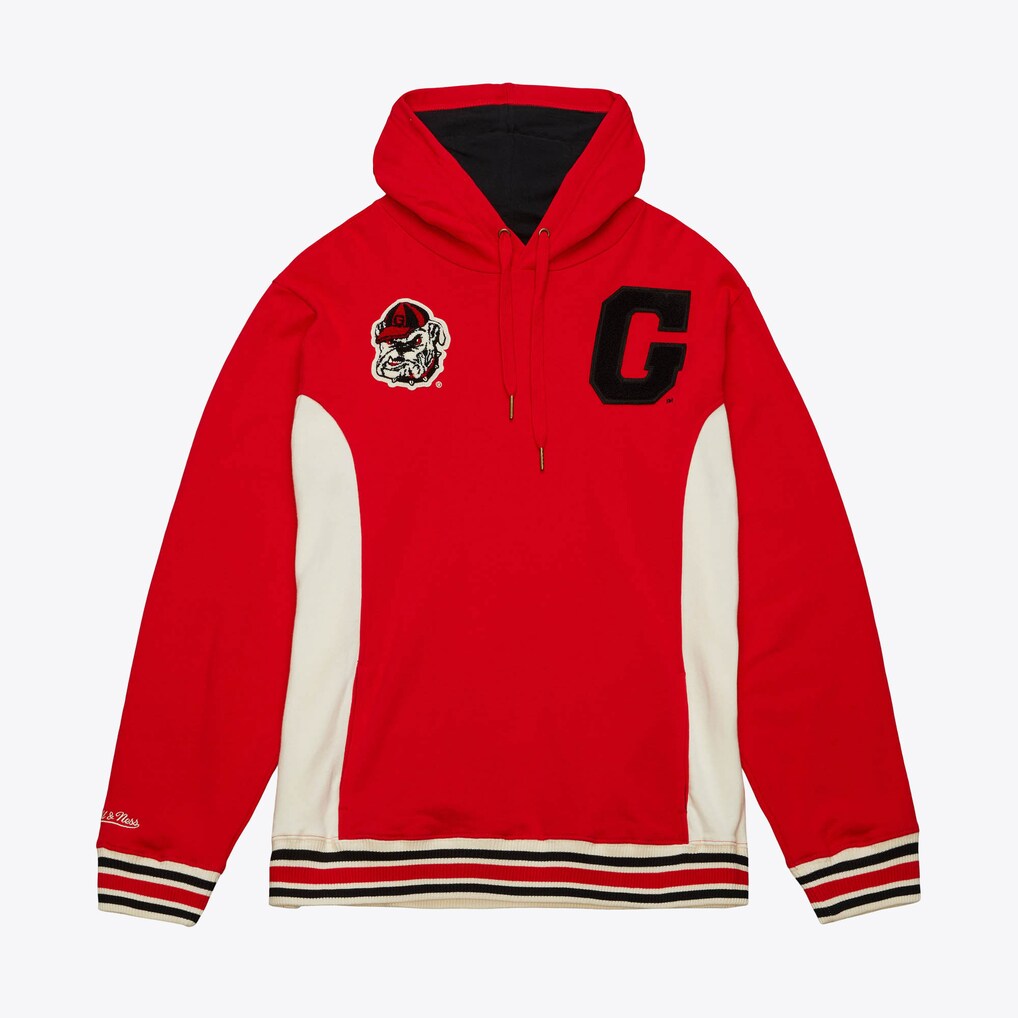Georgia Bulldogs - NCAA Red Team Legacy French Terry Pullover Hoodie