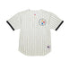 Pittsburgh Steelers - Cream Vintage Logo Final Seconds Full-Button Mesh Top Jersey
