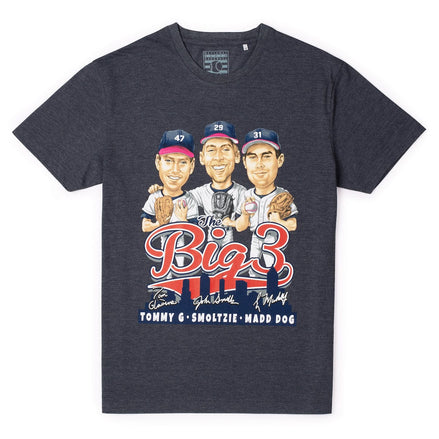 Maddux, Glavine, and Smoltz "The Big Three" – Crewneck Tee T-Shirt