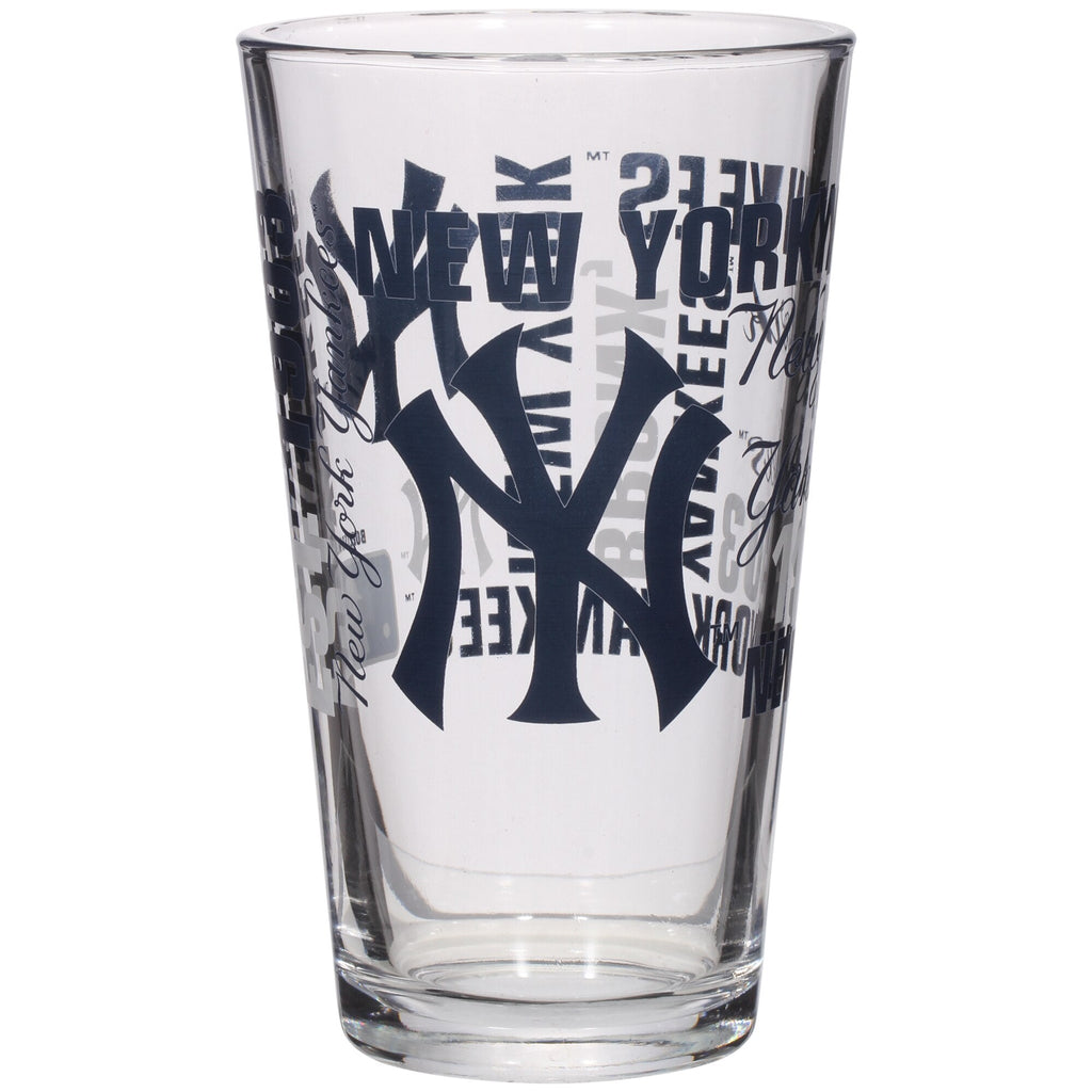 Yankees Pint Glass Night