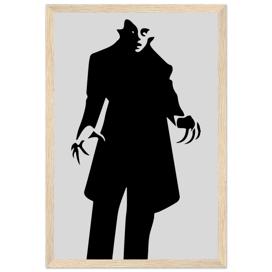 Nosferatu 20s Sci-Fi Horror Movie Minimalist Poster