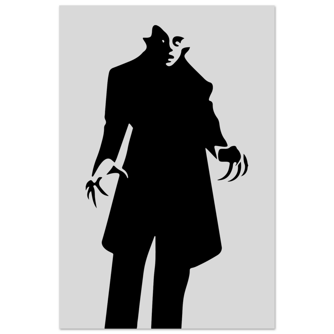 Nosferatu 20s Sci-Fi Horror Movie Minimalist Poster