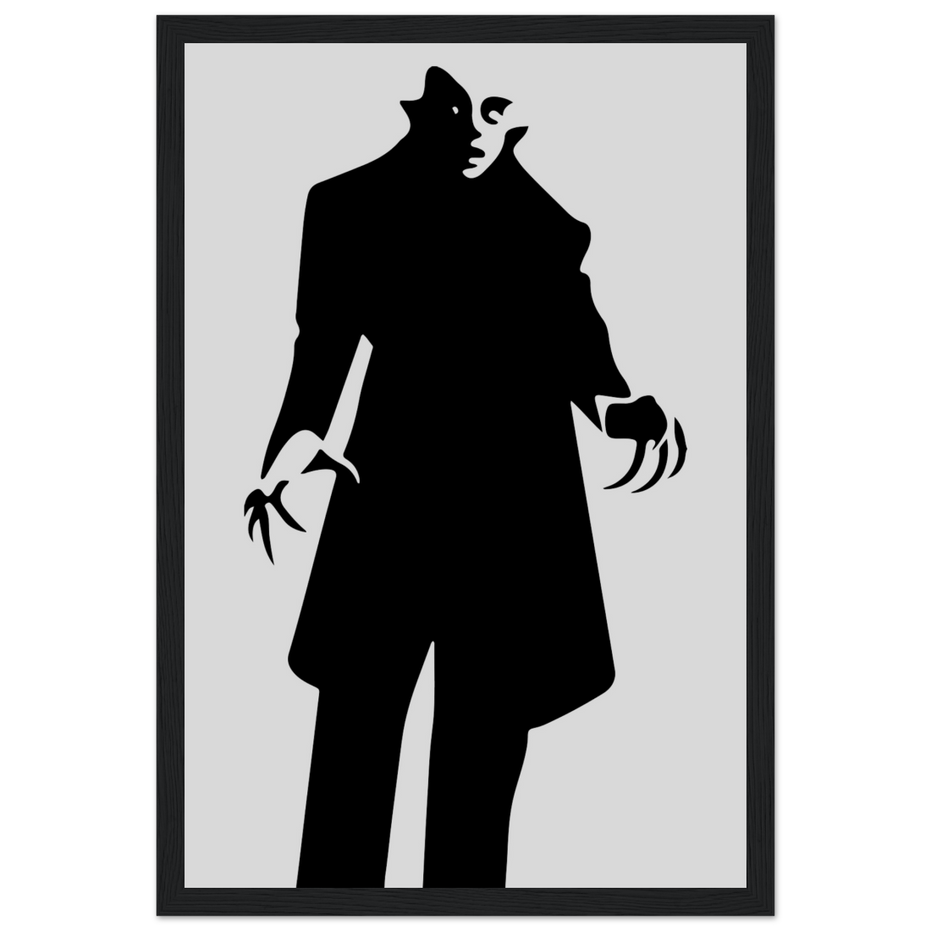 Nosferatu 20s Sci-Fi Horror Movie Minimalist Poster