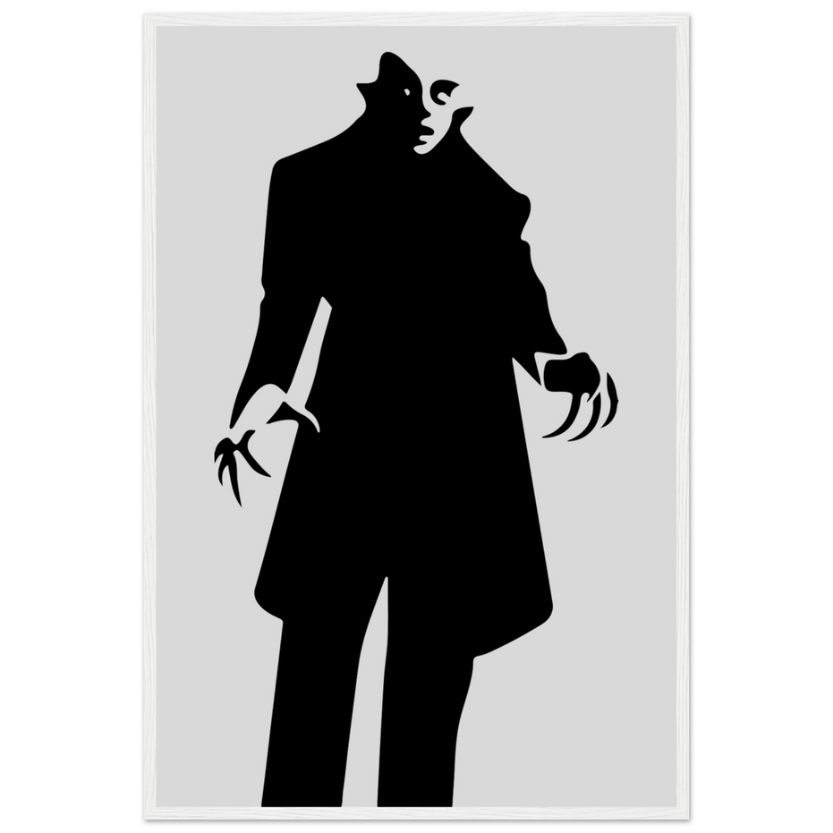 Nosferatu 20s Sci-Fi Horror Movie Minimalist Poster