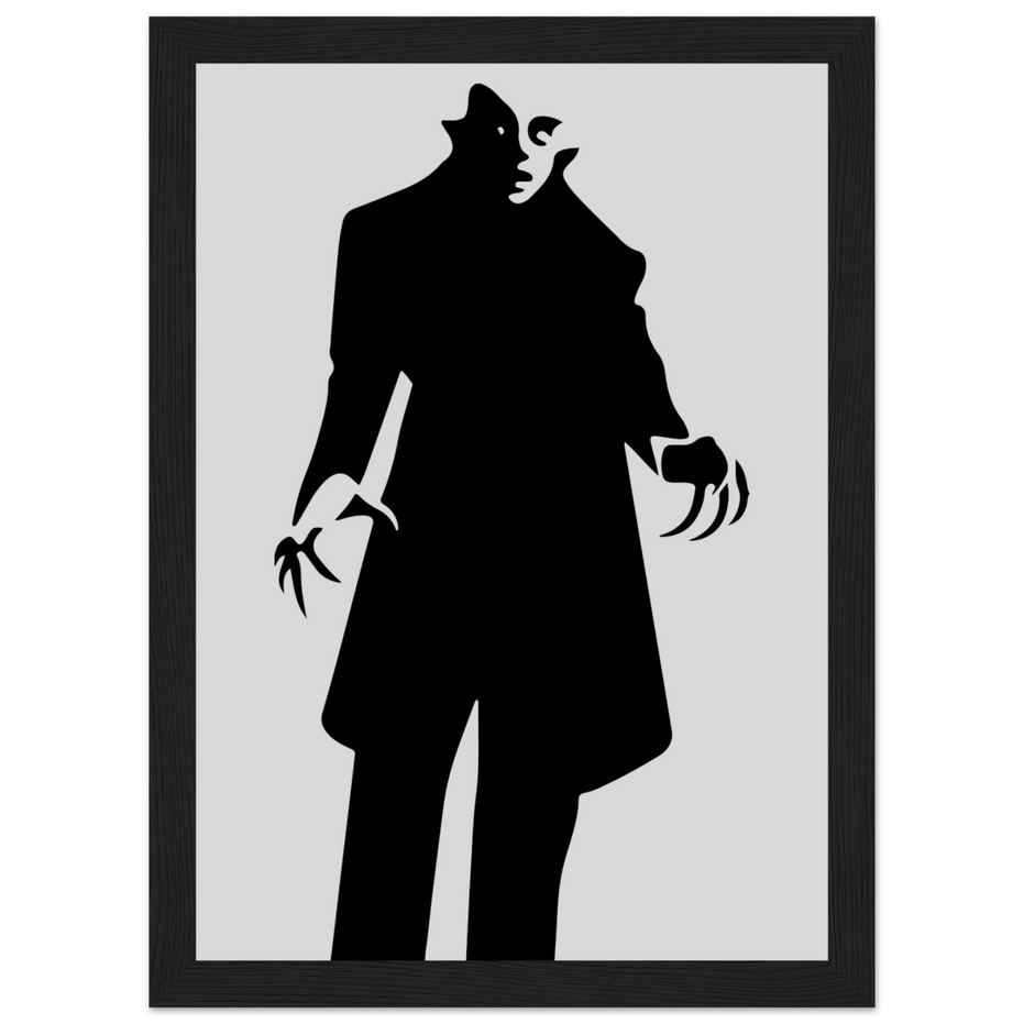 Nosferatu 20s Sci-Fi Horror Movie Minimalist Poster