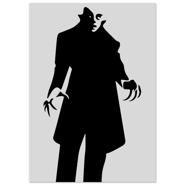 Nosferatu 20s Sci-Fi Horror Movie Minimalist Poster