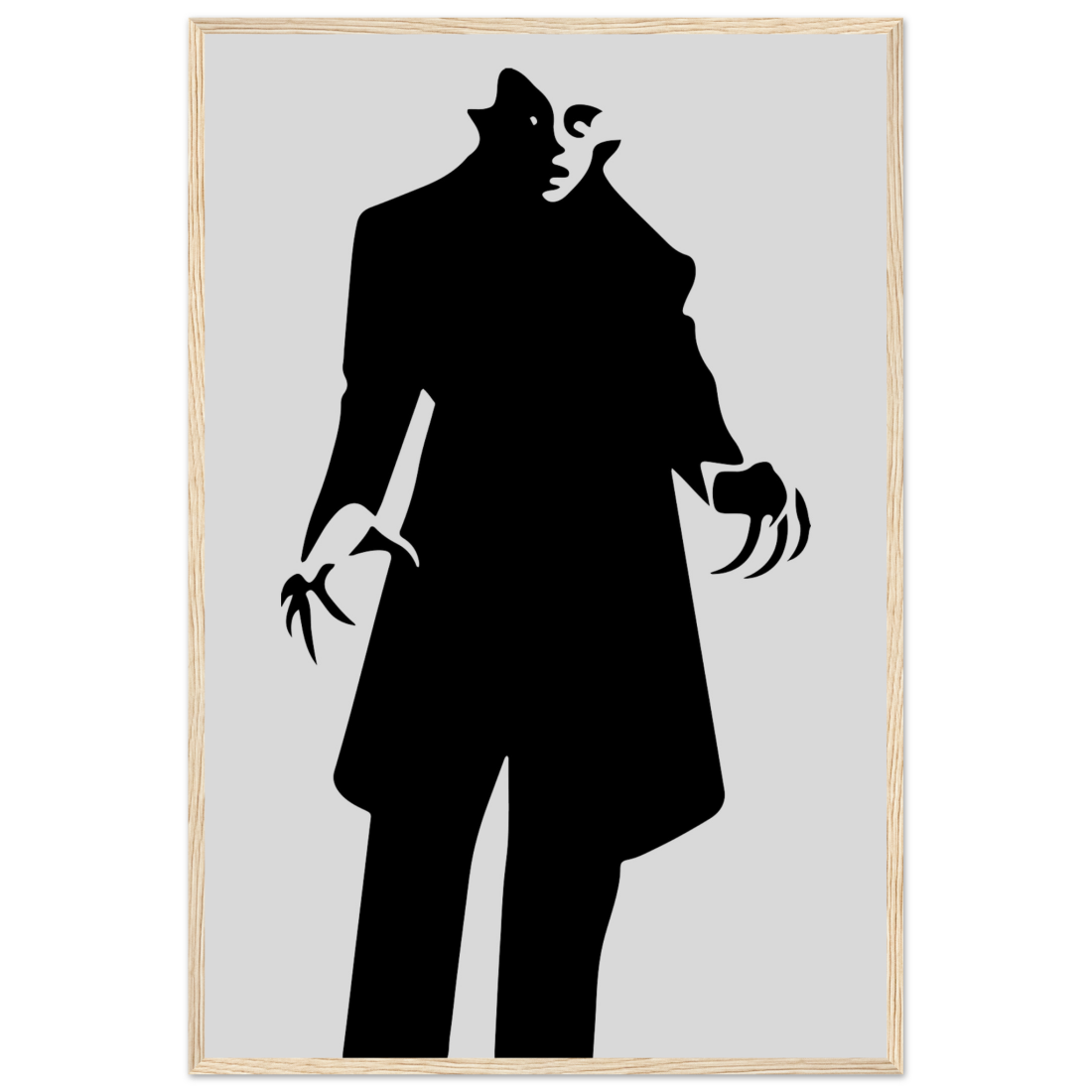 Nosferatu 20s Sci-Fi Horror Movie Minimalist Poster
