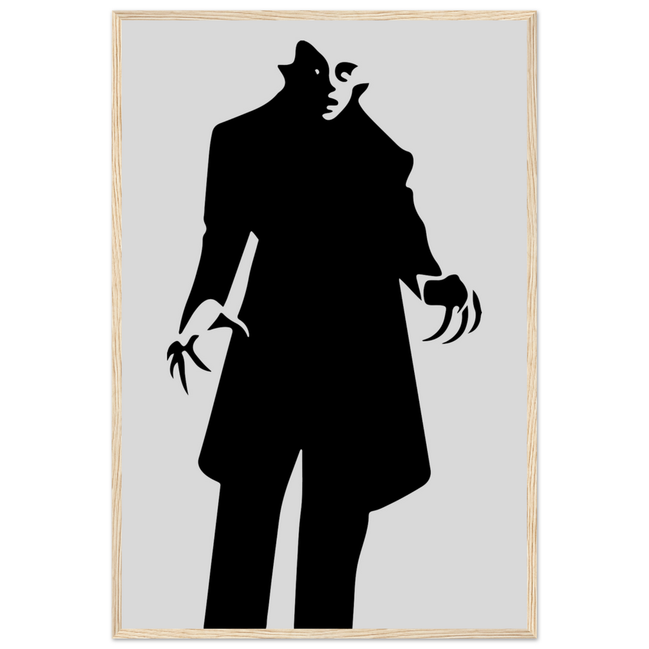 Nosferatu 20s Sci-Fi Horror Movie Minimalist Poster