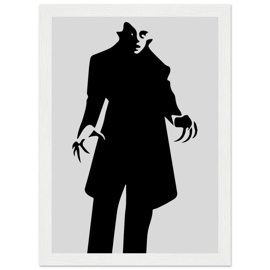 Nosferatu 20s Sci-Fi Horror Movie Minimalist Poster