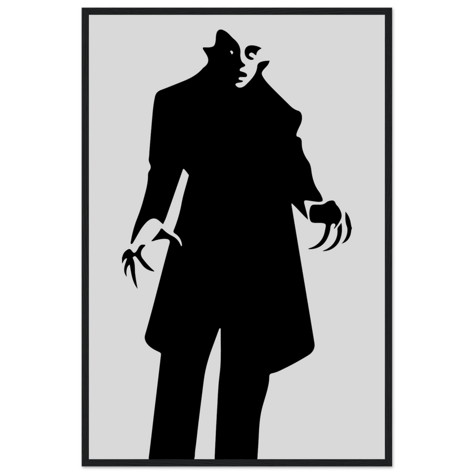 Nosferatu 20s Sci-Fi Horror Movie Minimalist Poster